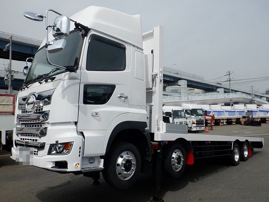 重機運搬車 新車 重機回送車 新車 プロフィア 未使用 セルフローダー セルフ 重機運搬車 セルフローダー クレーン 新車 中古トラックの販売買取 V I P Trading